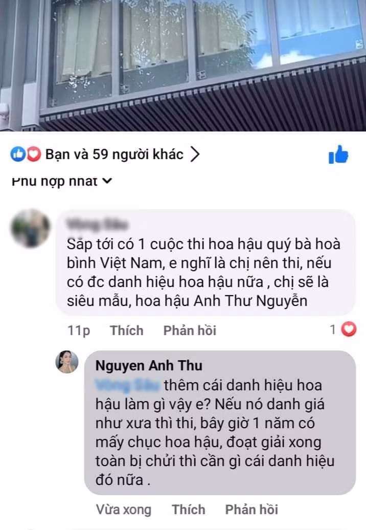 Anh Thu tu choi thi hoa hau: 