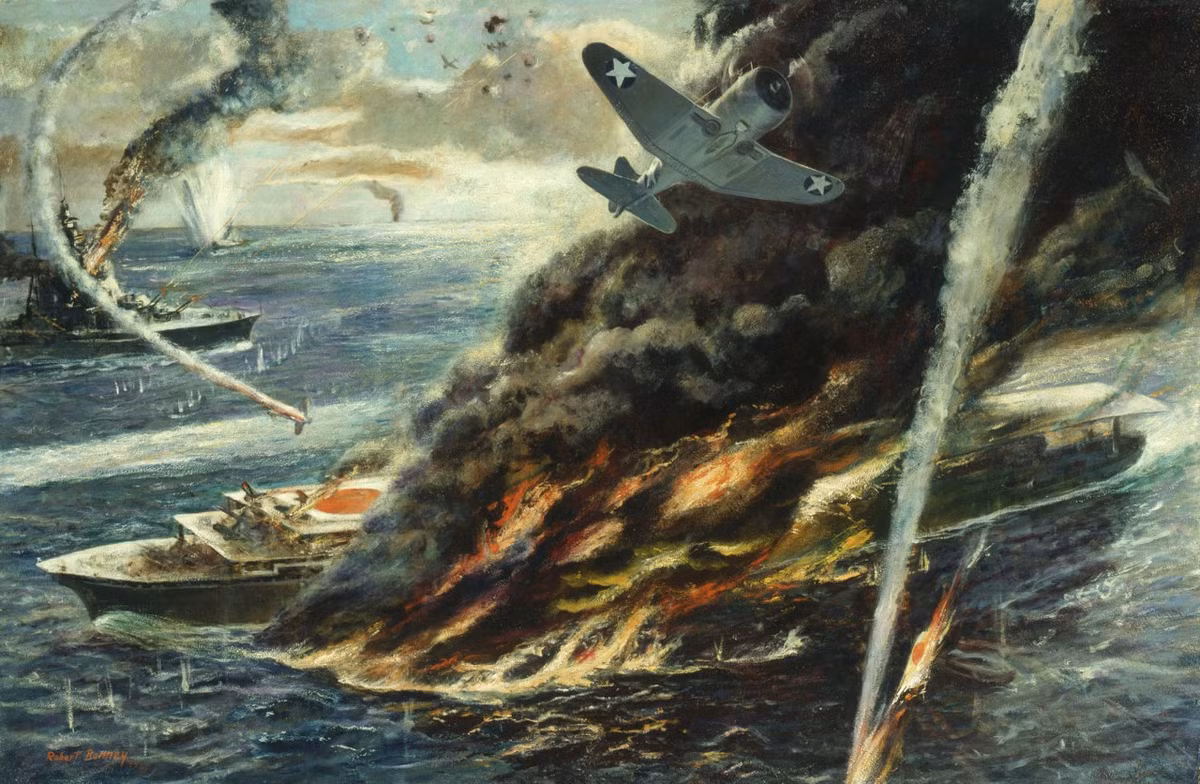 Trận Biển San hô (Battle of the Coral Sea) là trận hải chiến đầu tiên mà các bên tham chiến sử dụng tàu sân bay. Diễn ra từ ngày 4 - 8/5/1942 ở Thái Bình Dương, đây là cuộc đối đầu căng thẳng giữa Hải quân Nhật Bản với Hải quân, Không quân của Mỹ và Australia.