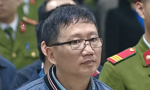 Trịnh Xuân Thanh tại phiên tòa sơ thẩm.