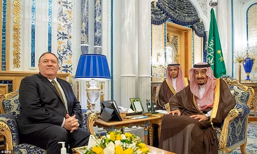 Giua cang thang voi Iran, Ngoai truong My Mike Pompeo tham Saudi Arabia-Hinh-2