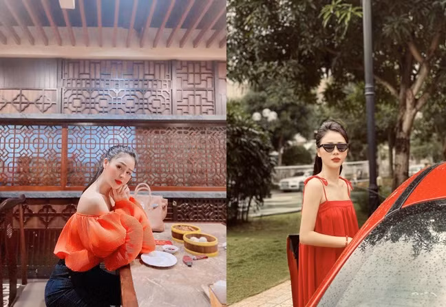 Thu Trang chuộng style sang trọng, bắt mắt hơn để gây thiện cảm với những người xung quanh.