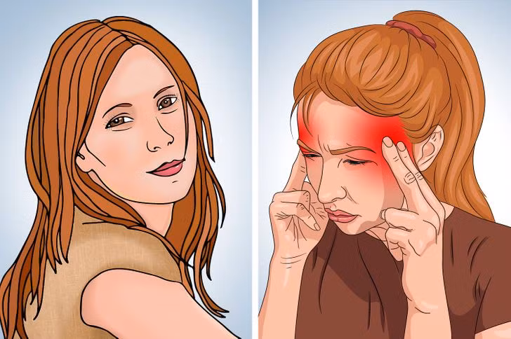 Gây đau nửa đầu: Buộc tóc đuôi ngựa chặt hoặc trong thời gian dài gây cảm giác căng khiến các dây thần kinh bị đau. Dù tóc không có cảm giác đau nhưng nang tóc có các dây thần kinh rất nhạy cảm, có thể cảm nhận sự đau đớn.