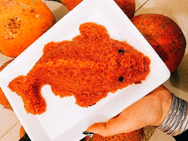 Cách làm bánh, xôi cá chép đỏ may mắn cúng ông Công ông Táo - Hình 2 Cach lam banh, xoi ca chep do may man cung ong Cong ong Tao-Hinh-2