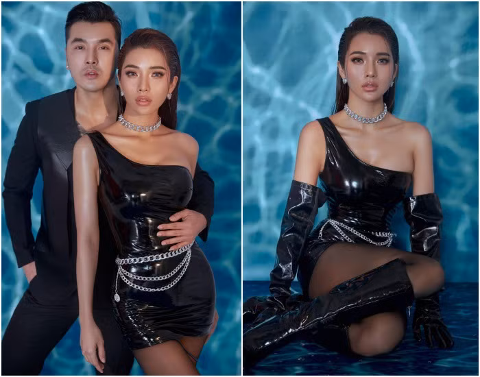 Đã là bà mẹ 3 con song Kim Cương - bà xã Ưng Hoàng Phúc vẫn sở hữu vóc dáng đầy quyến rũ và theo đuổi gu ăn mặc gợi cảm, sexy ở độ tuổi 35.