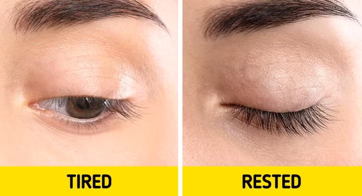 6. Chớp mắt hoạt động như một “động cơ”. Chúng ta dành khoảng 44 phút trong một ngày để nhắm mắt do chớp mắt và nó có một số chức năng thực sự quan trọng đối với chúng ta. Nó không chỉ giữ nước và bảo vệ mắt khỏi các vật thể lạ mà còn giúp chúng ta nghỉ ngơi. Bộ não của chúng ta cũng sử dụng khoảnh khắc nhắm mắt nhỏ đó để nghỉ ngơi.