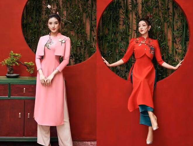 Á hậu Huyền My cũng mê mệt mẫu áo dài có chi tiết tay lỡ.
