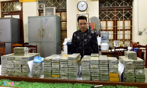 Trần Tiến Thành tại cơ quan điều tra. Ảnh: Ngọc Bảo.