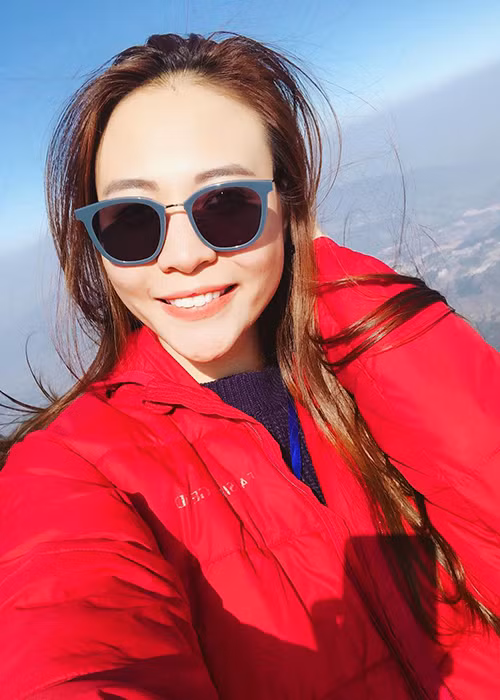 Đàm Thu Trang khoe ảnh rạng rỡ tại Sapa.