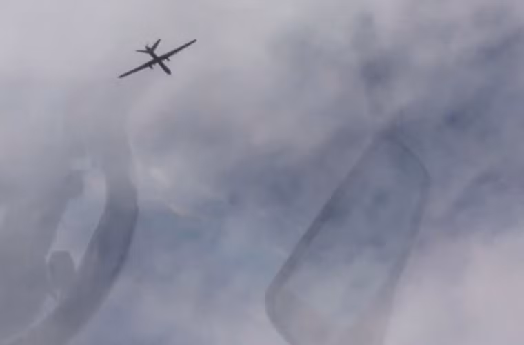 Anh nong: Su-30SM danh chan UAV MQ-9 My o Syria