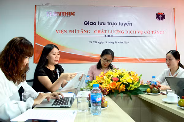 Giao lưu trực tuyến: Viện phí tăng, chất lượng dịch vụ có tăng? - Hình 4 Giao luu truc tuyen: Vien phi tang, chat luong dich vu co tang?-Hinh-4