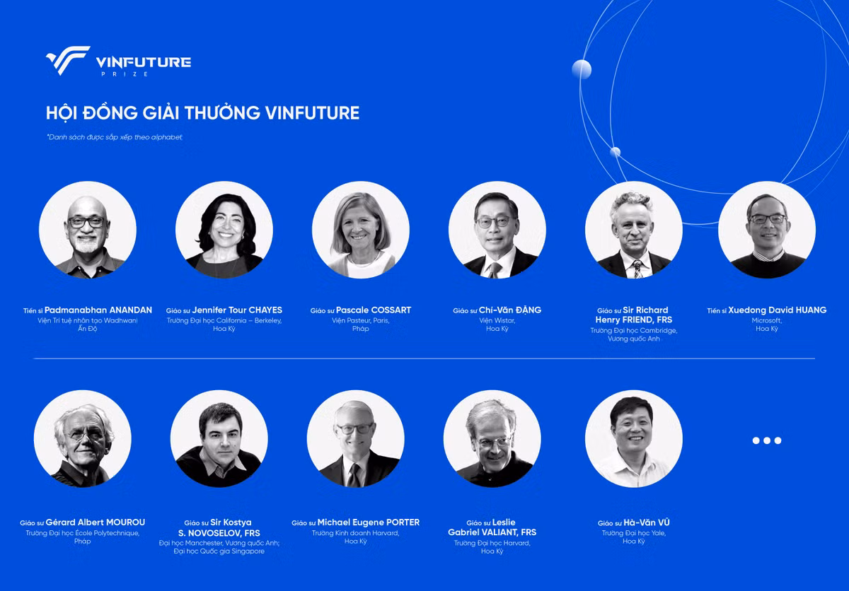 Công bố giải thưởng toàn cầu Vinfuture Cong bo giai thuong toan cau Vinfuture