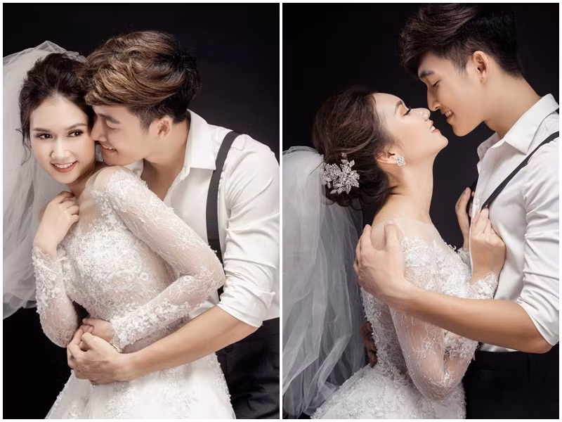 Cặp đôi có không ít khoảnh khắc ngọt ngào bên nhau. Ảnh: FB Hương Giang