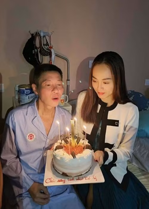 Ngày Công Lý ra viện, Ngọc Hà cho biết, vợ chồng cô rất xúc động, trân quý tình cảm của những người quan tâm đến sức khỏe của Công Lý. Ảnh: FB Thảo Vân