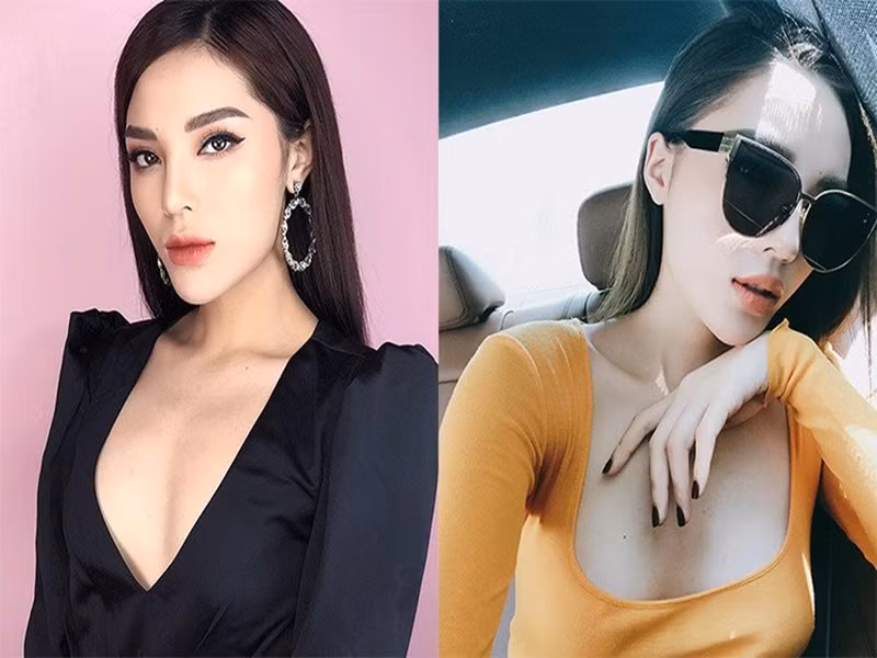 Năm 2018, Hoa hậu Kỳ Duyên nâng ngực. Số đo vòng một của cô sau khi dao kéo tăng lên đáng kể. Ảnh: Người đưa tin