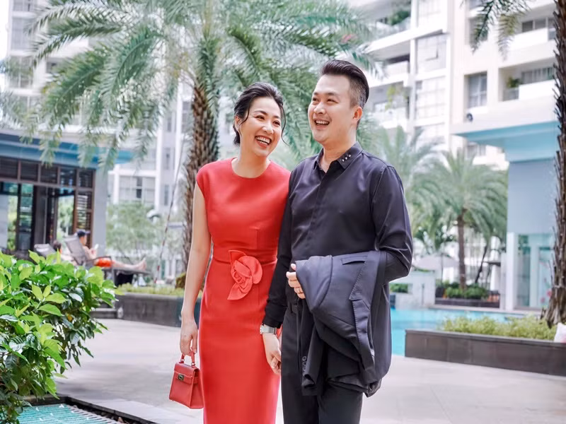 Lê Khánh chia sẻ, được làm vợ Tuấn Khải là niềm hạnh phúc lớn nhất của đời cô.