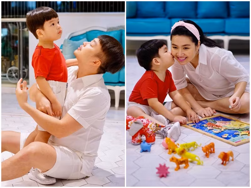 Sau thời gian chờ đợi, Lê Khánh và Tuấn Khải cũng có trái ngọt hôn nhân khi bé Tuấn Khang chào đời vào tháng 10/2018.
