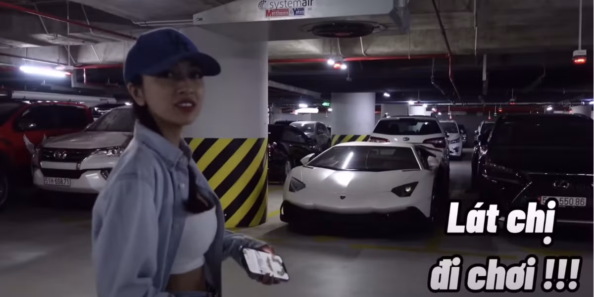 Lái siêu xe đi ăn cơm tấm, nữ rich kid khiến netizen “choáng“ Lai sieu xe di an com tam, nu rich kid khien netizen “choang“