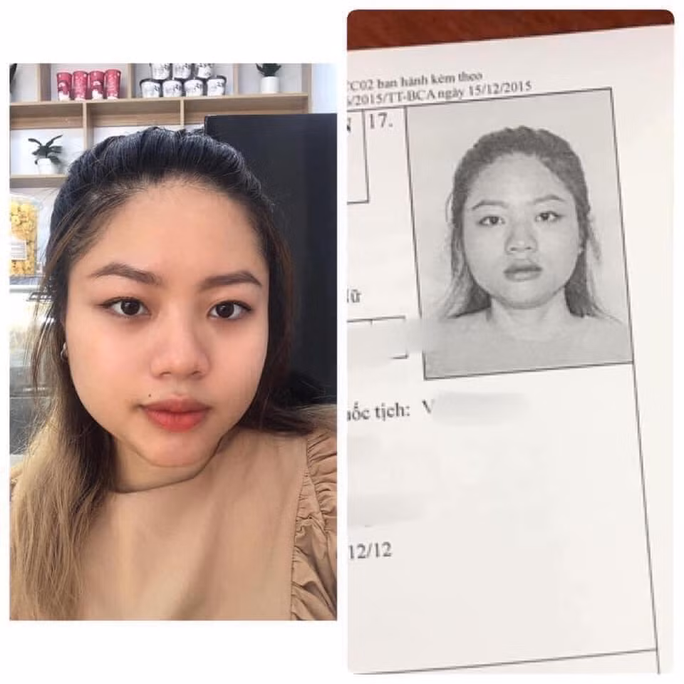 Một số cô gái sau khi cầm tấm ảnh căn cước công dân trên tay chỉ biết “khóc một dòng sông” vì không nhận ra chính mình.
