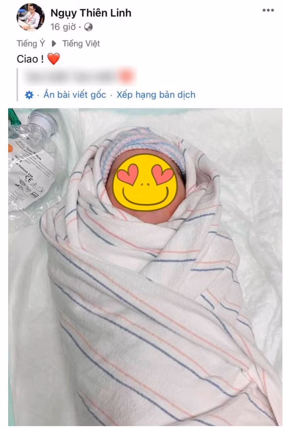 Hot vlogger miêu tả quá trình này giống như các bác sĩ đang làm bánh Mochi ở bụng của cô. Đau đớn của An Nguy dừng lại khi em bé chào đời.