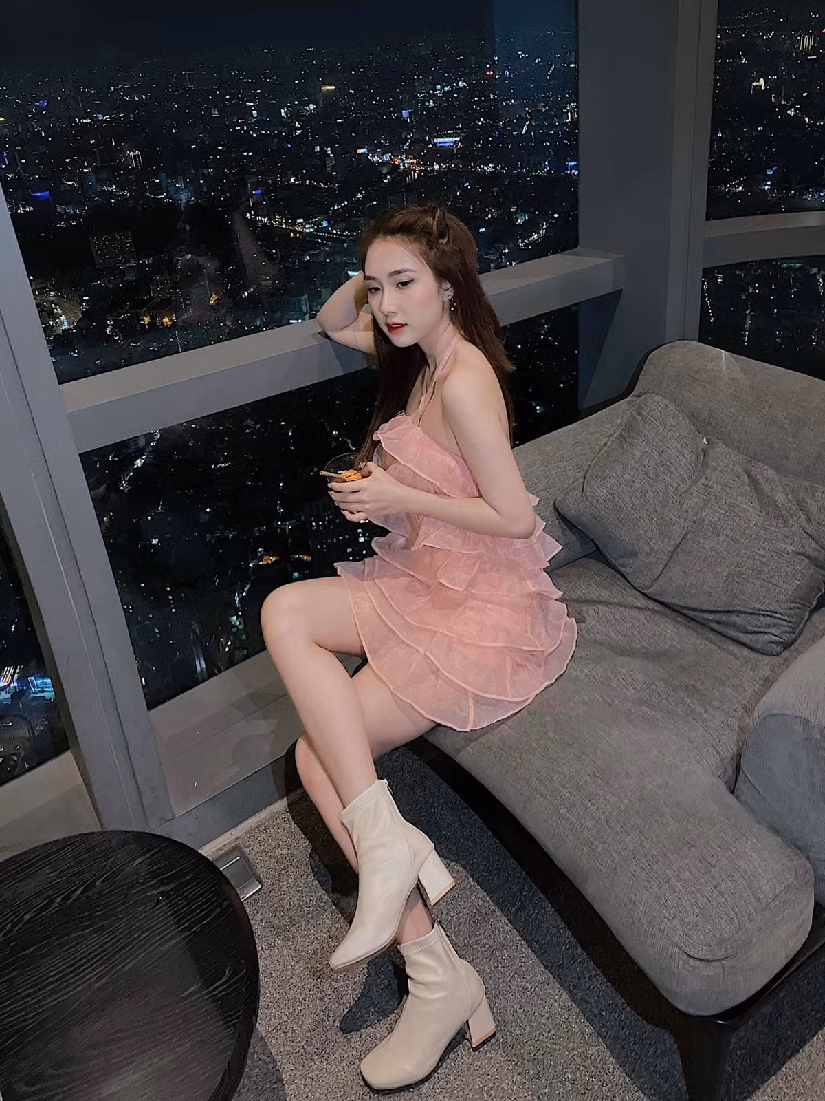 Hiện tại, Thanh Mèo làm việc trong lĩnh vực spa, làm đẹp. Ảnh: FBNV