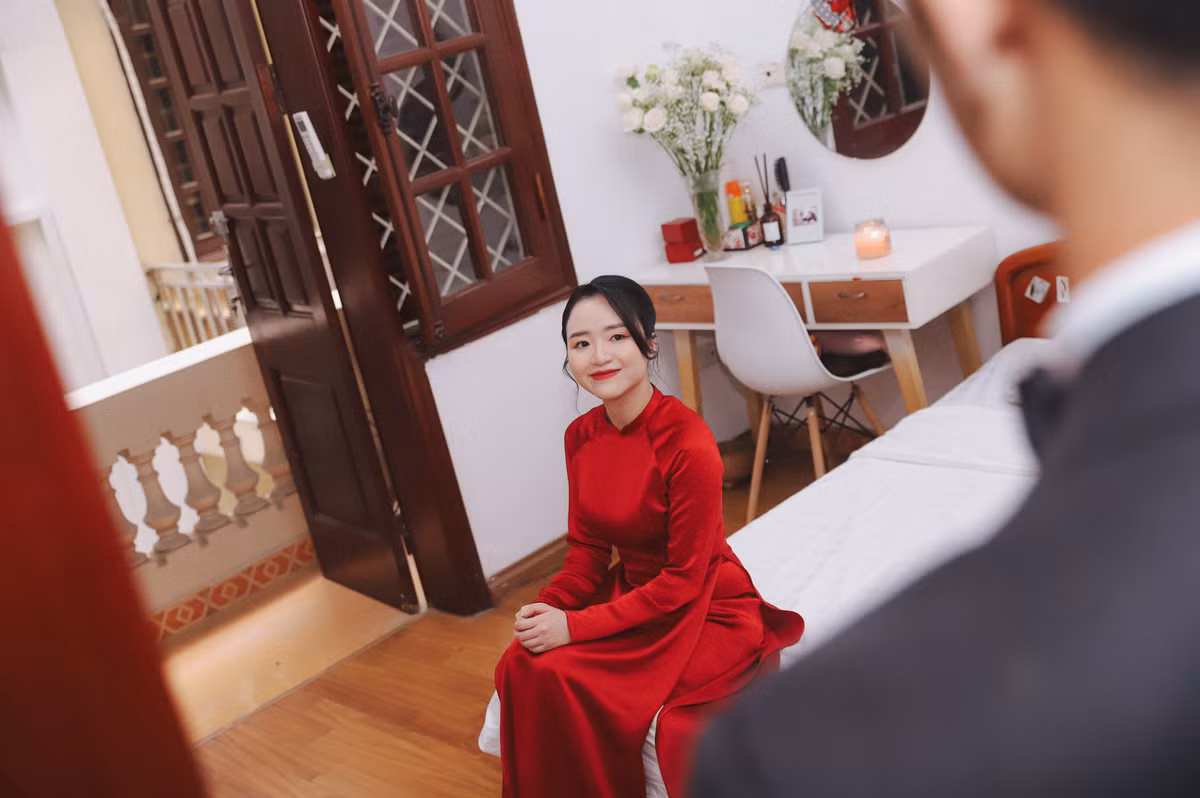 Lễ ăn hỏi của Xuân Trường và bạn gái lâu năm chỉ được biết đến 4-5 ngày trước khi diễn ra.