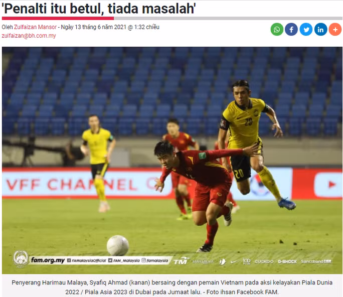 Bao chi Malaysia xac nhan Van Toan da bi pham loi trong vong cam