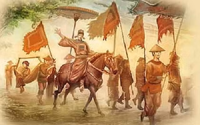 Ngày 30/12/1637, Thám hoa Giang Văn Minh được vua Lê cử làm Chánh sứ dẫn đầu đoàn sứ bộ sang nhà Minh. Trong chuyến đi này, ông đã đấu tranh buộc nhà Minh bỏ lệ cống người vàng hàng năm trước đó.