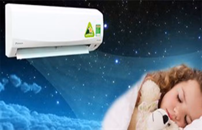 Hẹn giờ tắt điều hòa: Ví dụ, thay vì 7h sáng dậy chúng ta mới tắt điều hòa, chúng ta nên hẹn giờ tắt từ lúc 6h. Hơi lạnh còn lại cũng đủ giúp chúng ta ngủ đến 7h một cách thoải mái và dễ chịu.