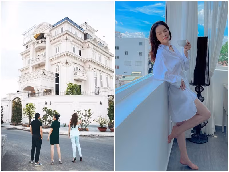  Lý Nhã Kỳ đang sống trong "bạch dinh" ở Thảo Điền rộng tới 600m2. Ảnh: Instagram Lý Nhã Kỳ, Đời Sống Pháp Luật.