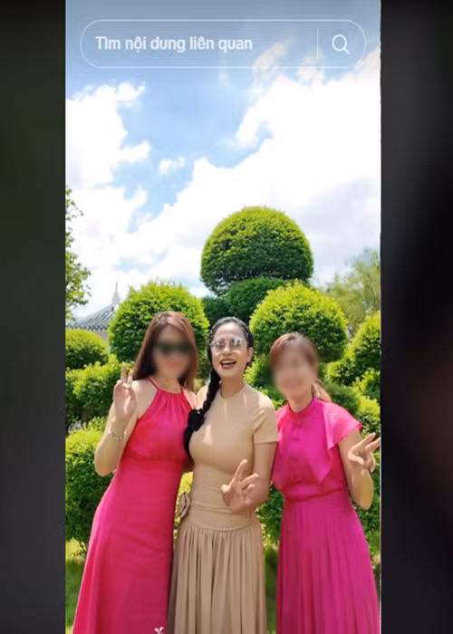 Việt Trinh thường xuyên đón bạn bè đến nhà chơi. Ảnh: TikTok Việt Trinh.