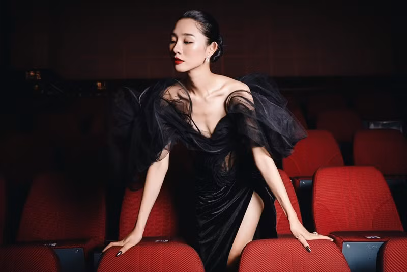 Trong tập 5 chương trình truyền hình thực tế Miss Universe Vietnam 2024, Trà My lọt top 5 màn trình diễn xuất sắc nhất. Ảnh: FB Trà My.