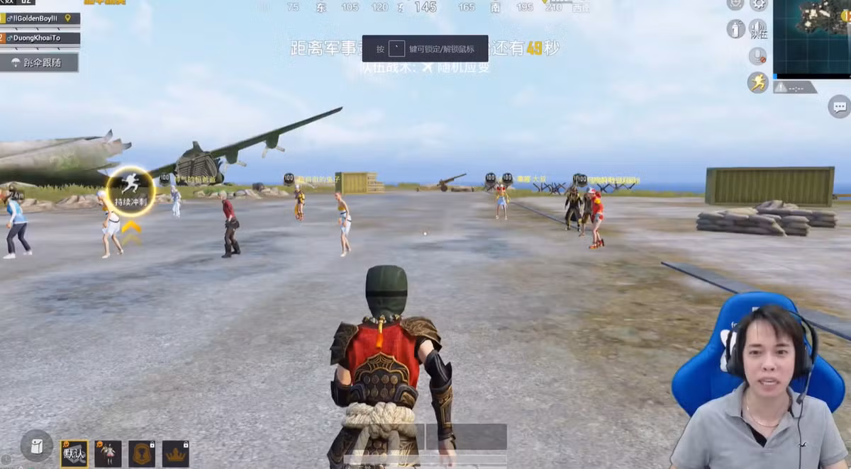 Nam Blue chia sẻ trên livestream khi xem video của ca sĩ Chi Pu, anh nhận xét cô nàng mới qua Mỹ 1-2 tuần đã thành "Việt Kiều yêu nước". Nam streamer cho rằng cô chỉ đang cố gắng nói lái giọng đi cho "Têi".