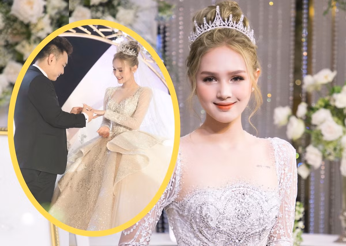 Cô dâu Xoài Non được chồng tặng cho chiếc váy cưới trị giá 28 tỉ đồng. Bên cạnh đó, phía nhà trai rước dâu bằng siêu xe hơn 7 tỉ đồng.