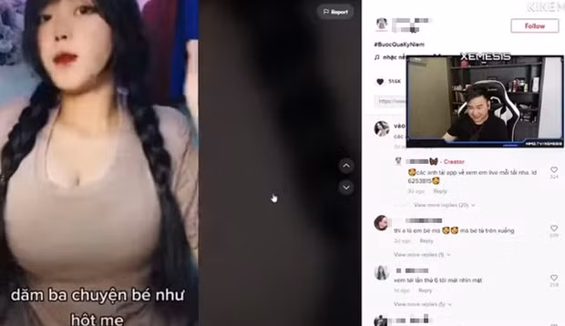 Thế nhưng sau khi đoạn video kết thúc, streamer Xemesis đã có vợ này nhanh chóng vơ vội lọ nước nhỏ mắt và niệm thần chú: “Phải rửa mắt đi thôi không người khác sẽ biết".