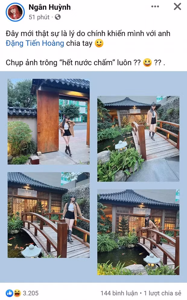 Nhưng mới đây, streamer Ngân Sát Thủ bất ngờ đăng tải bài viết trên trang cá nhân với nội dung là lý do đằng sau chuyện chia tay của 2 người. Không chỉ vậy, nữ streamer này còn tag hẳn chính chủ để thêm phần "uy tín".
