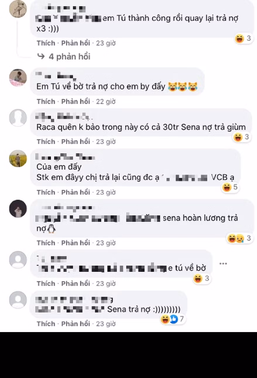 Bên dưới bình luận, netizen vui tính cho rằng, số tiền lớn donate đến vậy có khả năng là bạn trai cũ của cô đã hoàn lương, quay lại trả nợ thậm chí đính kèm cả "ơn" vì Chubby đã có thời gian giúp đỡ anh.