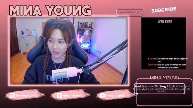 Cuối cùng, quản lý SBTC đã phạt Mina Young ngừng livestream "vô thời hạn" vì những rắc rối do nữ streamer gây ra.