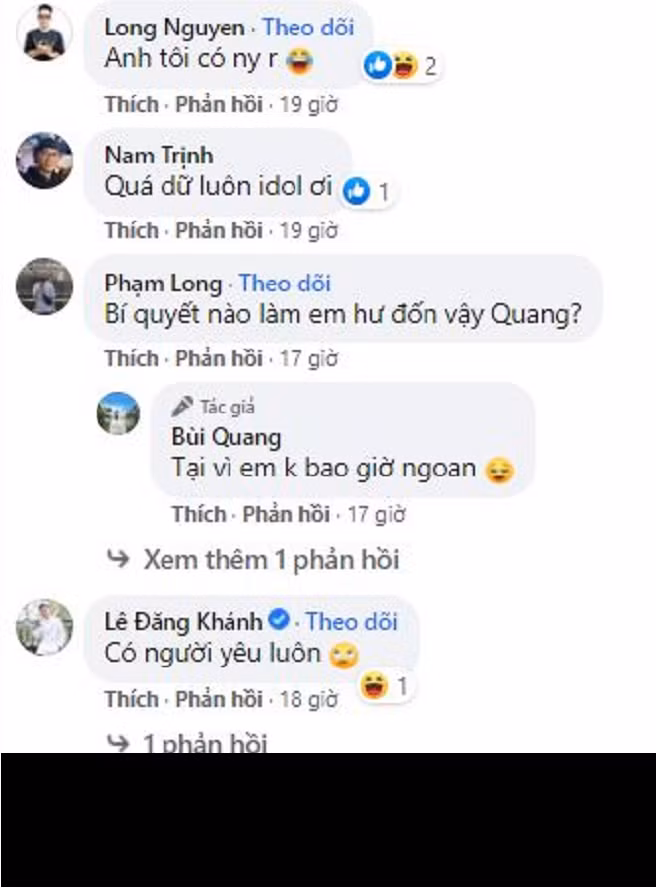 Dân mạng ngay sau khi thấy Quang Cuốn đăng ảnh gái xinh đã nhanh chóng vào chúc mừng, rất nhiều đồng nghiệp, bạn bè của anh chàng cũng phải vào hóng hớt xem danh tính bạn gái của anh chàng.