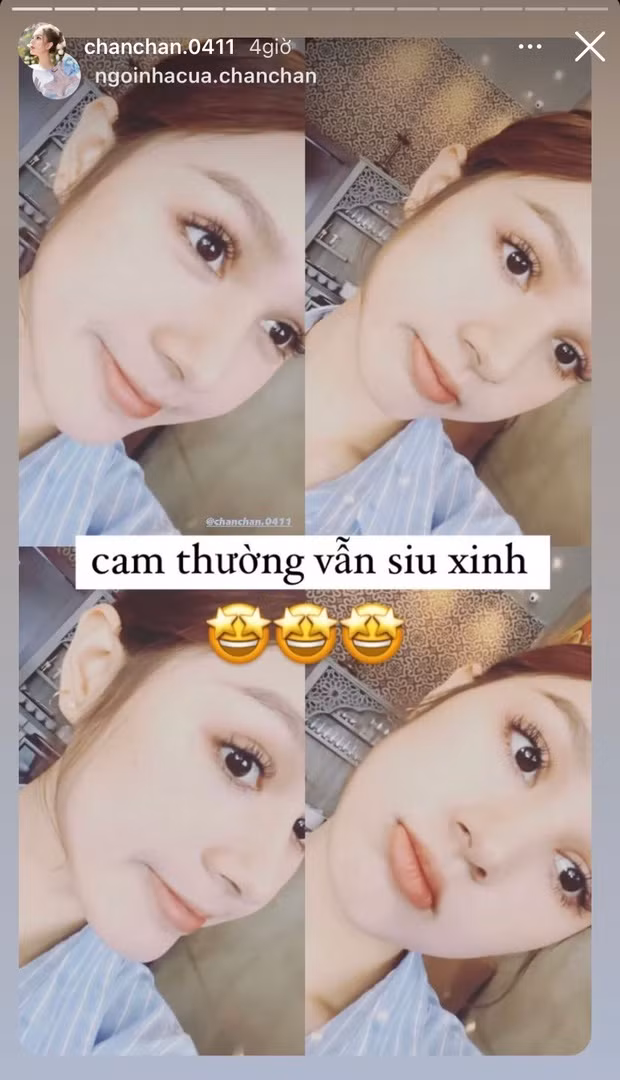 Trong thời buổi "nhan sắc ảo" các filter lên ngôi và cam thường bị ghẻ lạnh thì mới đây, chỉ với lớp makeup ra đường nhẹ nhàng, Xoài Non đã khoe được khuôn mặt xinh đẹp nay lấy chồng lại càng “nhuận" hơn thông qua chiếc cam bị netizen "hít le".