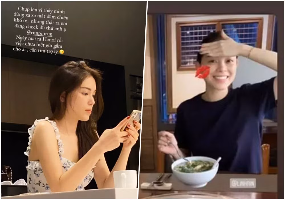 Ngay cả khi nghỉ dịch, dù để mặt mộc, mặc đồ đơn giản nhưng ban gái đệ nhất tổng tài chẳng hề kém sắc.