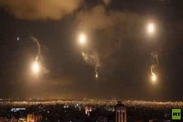 Israel khong kich nhieu muc tieu tai Syria