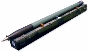 Năm 1968, theo yêu cầu của phía Việt Nam, Viện NII-147 và các doanh nghiệp khác đã thực hiện nâng tầm bắn cho Grada-P, bằng đạn tăng tầm 9M22MD; về hình dạng đạn không có gì thay đổi, chỉ thay thế thuốc phóng và vòi phun của động cơ; tầm bắn của đạn 9M22MD được tăng lên đến 15 km. Ảnh: Đạn phản lực 9M22MD - Nguồn: aquellasarmasdeguerra