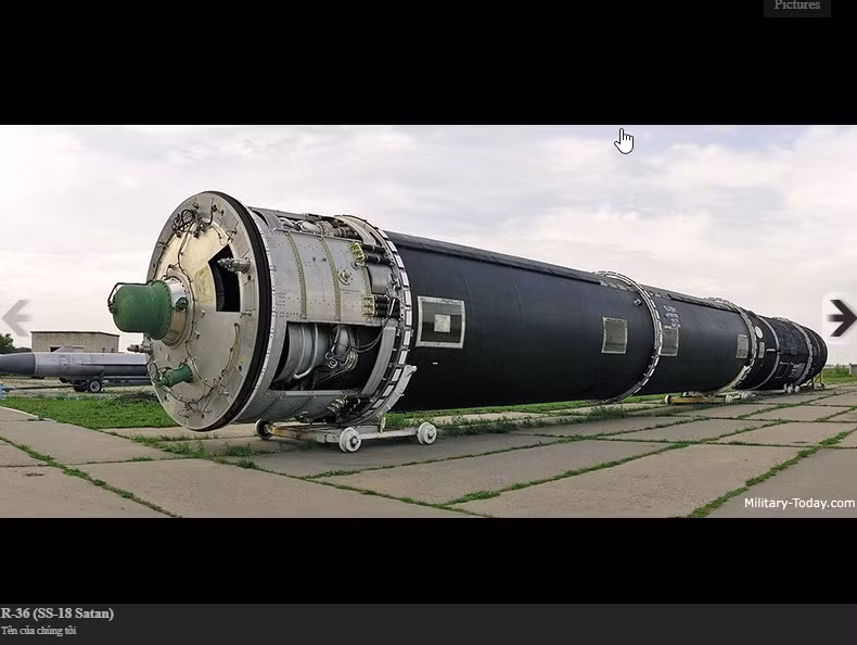 Sau khi Liên Xô tan rã, Ukraine đã được thừa hưởng nhiều vũ khí và và các cơ sở nghiên cứu, cũng như nhà máy sản xuất máy bay và tên lửa do Liên Xô để lại, vì những lợi thế địa lý vốn có của nó; trong đó có tài liệu tên lửa đạn đạo liên lục địa R-36M và Cục thiết kế Yuzhnoye. Ảnh: ICBM R-36M - Nguồn: Military today.