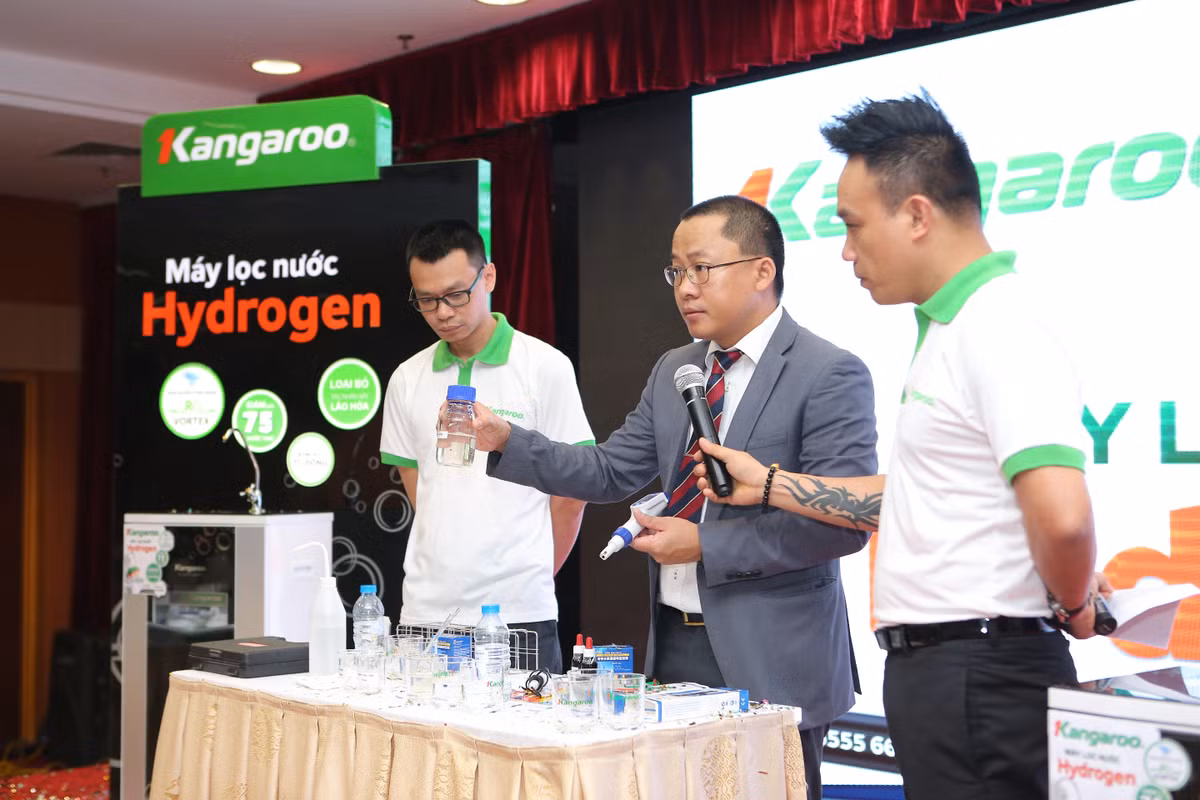 Viện nghiên cứu ứng dụng của Kangaroo giới thiệu công trình nghiên cứu về Máy lọc nước Hydrogen.