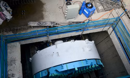 Cận cảnh robot hiện đại khoan hầm metro ở Sài Gòn Can canh robot hien dai khoan ham metro o Sai Gon