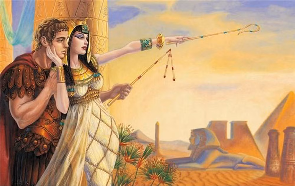 Ngoài Julius Caesar, Nữ hoàng Cleopatra còn chinh phục được vị tướng La Mã khác là Mark Antony. Bằng nhan sắc, sự thông minh và sắc sảo của mình, bà hoàng Ai Cập đã khiến những người đàn ông quyền lực sẵn sàng xả thân, hy sinh vì mình.