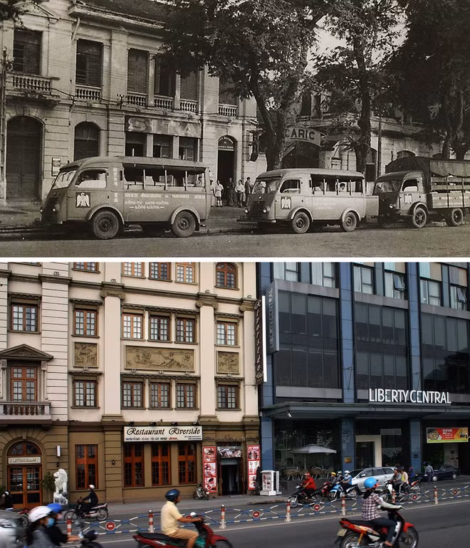 Sài Gòn năm 1949. Trụ sở Công ty Hàng không Pháp S.I.T.A trên đường Tôn Đức Thắng, nay là khách sạn Riverside.