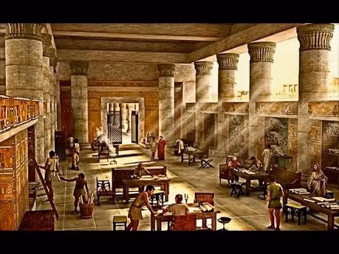 Với số lượng tài liệu cổ đồ sộ và giá trị, nhiều nhà nghiên cứu, học giả từ nhiều nơi trên thế giới tìm đến thư viện Alexandria học tập, giảng dạy, trau dồi kiến thức...