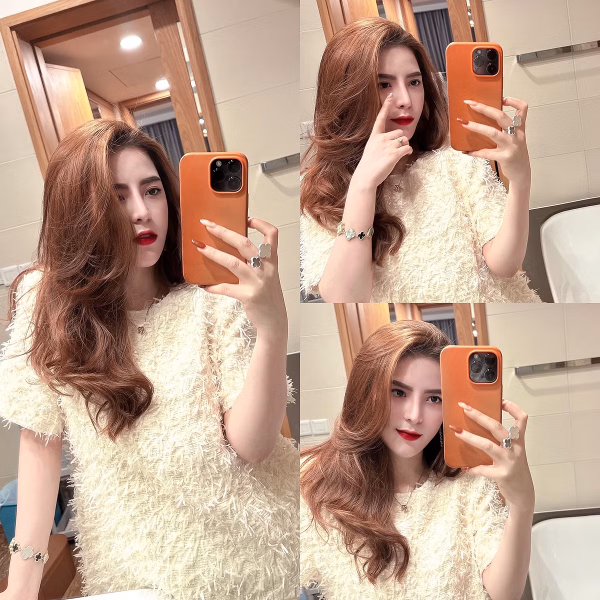 Thân hình chuẩn đẹp đồng hồ cát của Mai Ly khiến nhiều cô gái ao ước được sở hữu.