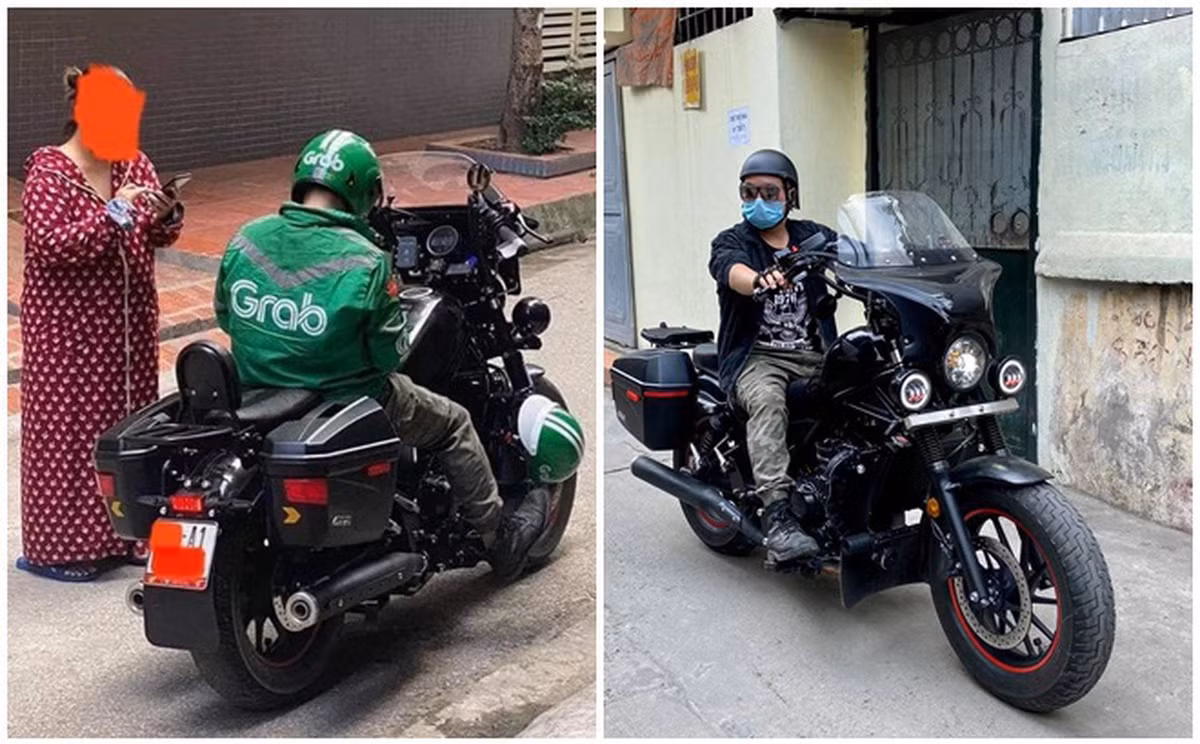 Hình ảnh anh chàng shipper lái xe phân khối lớn ship đồ ăn đã gây chú ý trên mạng xã hội. Chia sẻ bức ảnh này người đăng tải đính kèm dòng trạng thái "làm để trải nghiệm cuộc sống, vì đam mê chứ quan trọng gì lời lãi" khiến cộng đồng mạng càng thêm thích thú và tò mò.